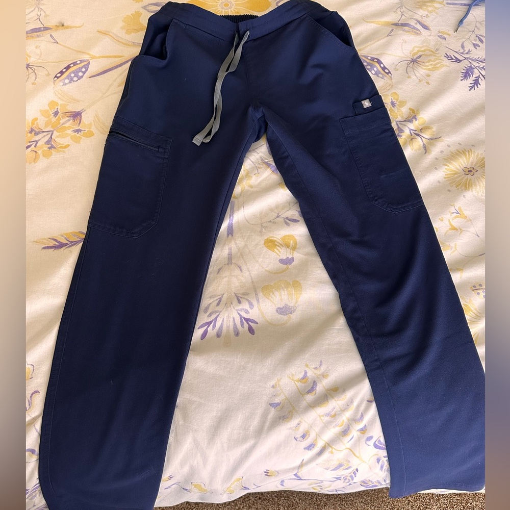 NWT Navy Blue Figs Yola Skinny Pants